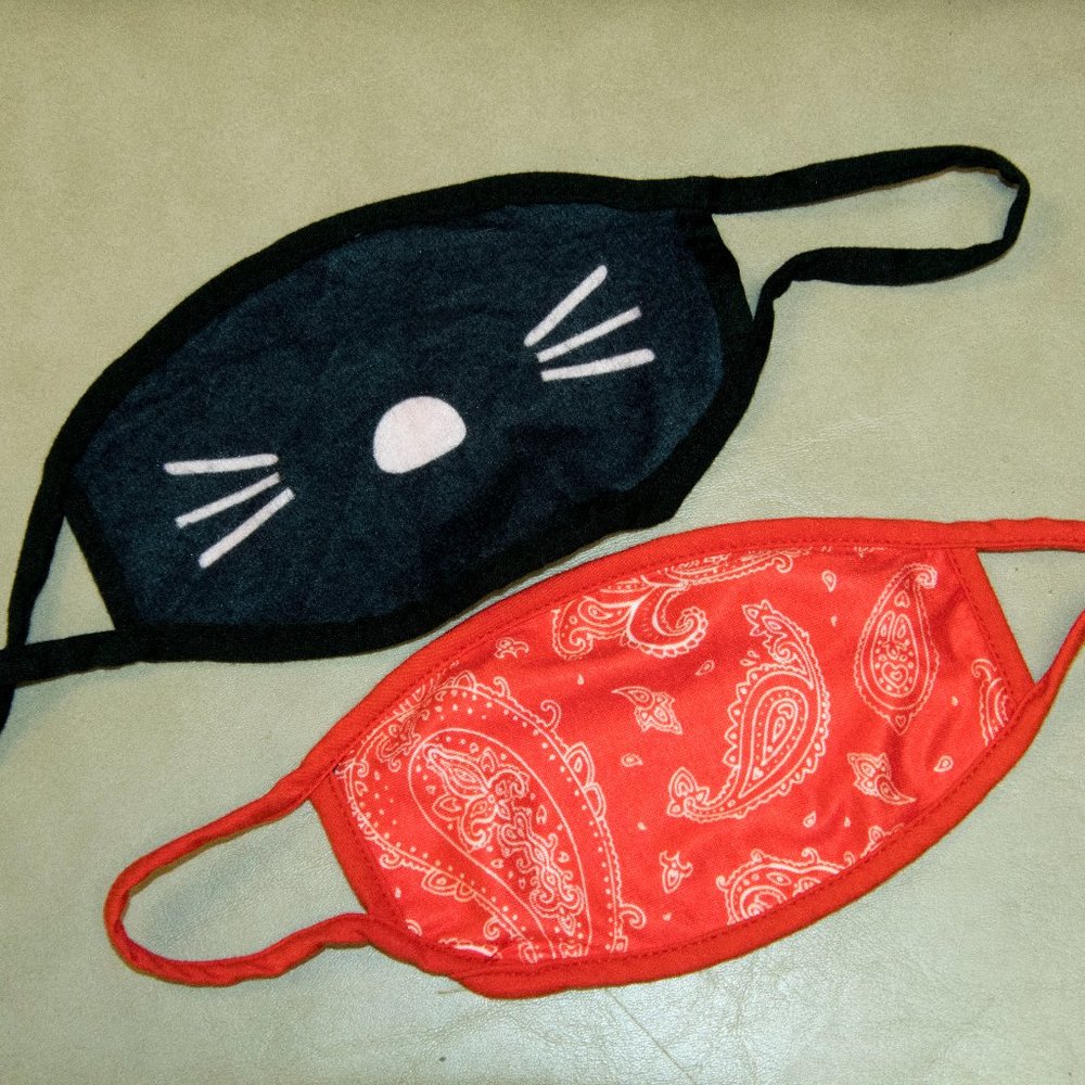 Two cute kids masks